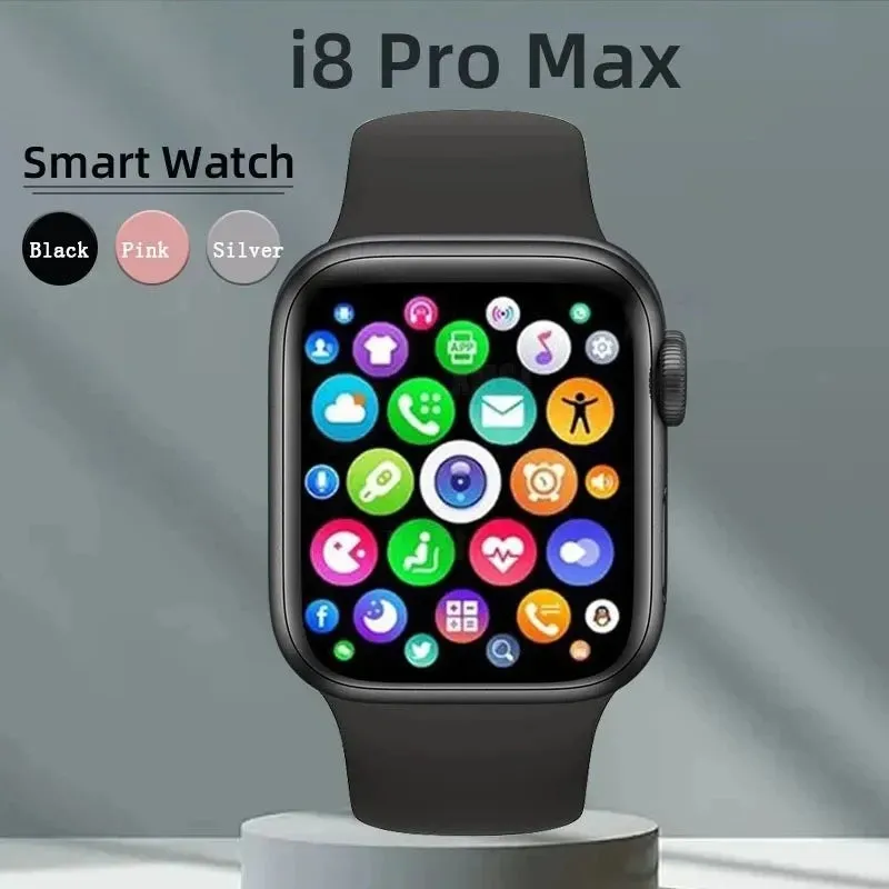 i8 Pro Max Smart Watch and Heart Rate Monitor Fitness Tracker