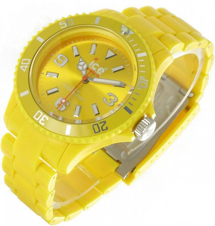 Ice-Watch Classic Solid Polyamide Mens Yellow Fashion Watch CS.YW.B.P.10