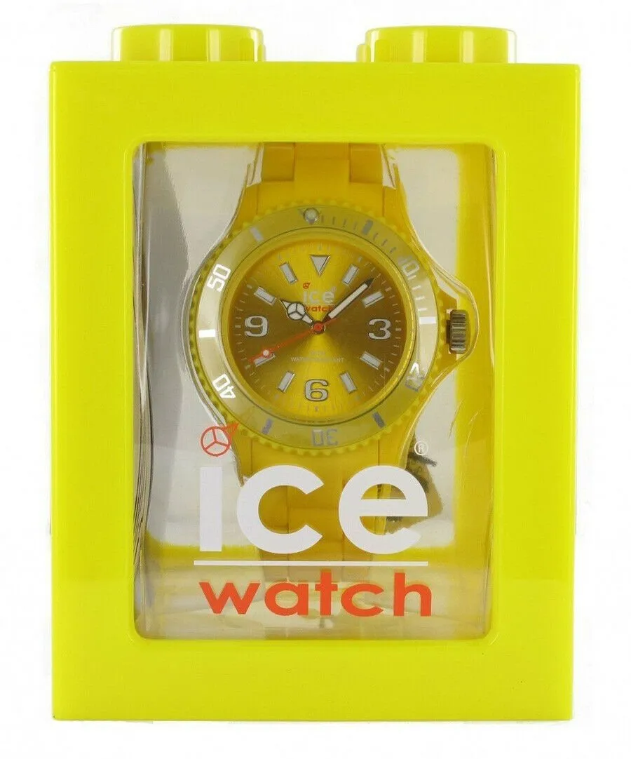 Ice-Watch Classic Solid Polyamide Mens Yellow Fashion Watch CS.YW.B.P.10