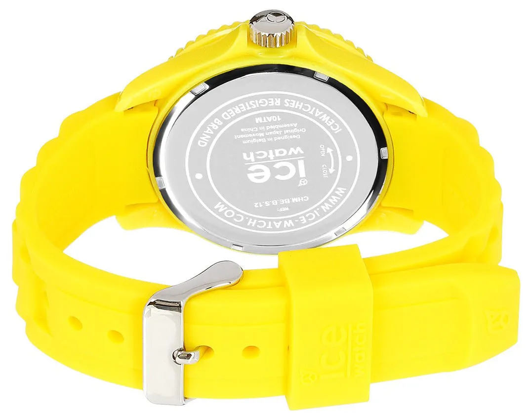 Ice-Watch Ice-Forever Sili Collection Polyamide & Silicon Unisex Yellow Watch SI.YW.U.S.09