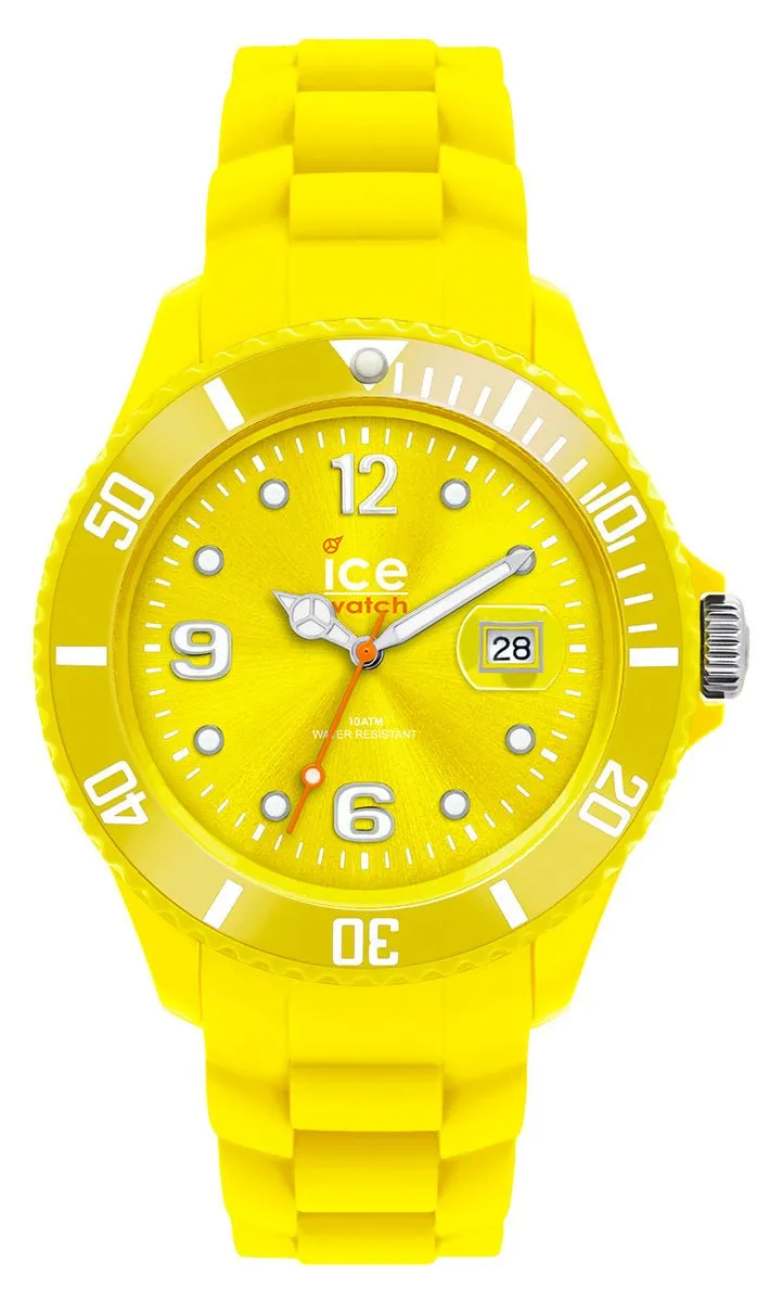 Ice-Watch Ice-Forever Sili Collection Polyamide & Silicon Unisex Yellow Watch SI.YW.U.S.09