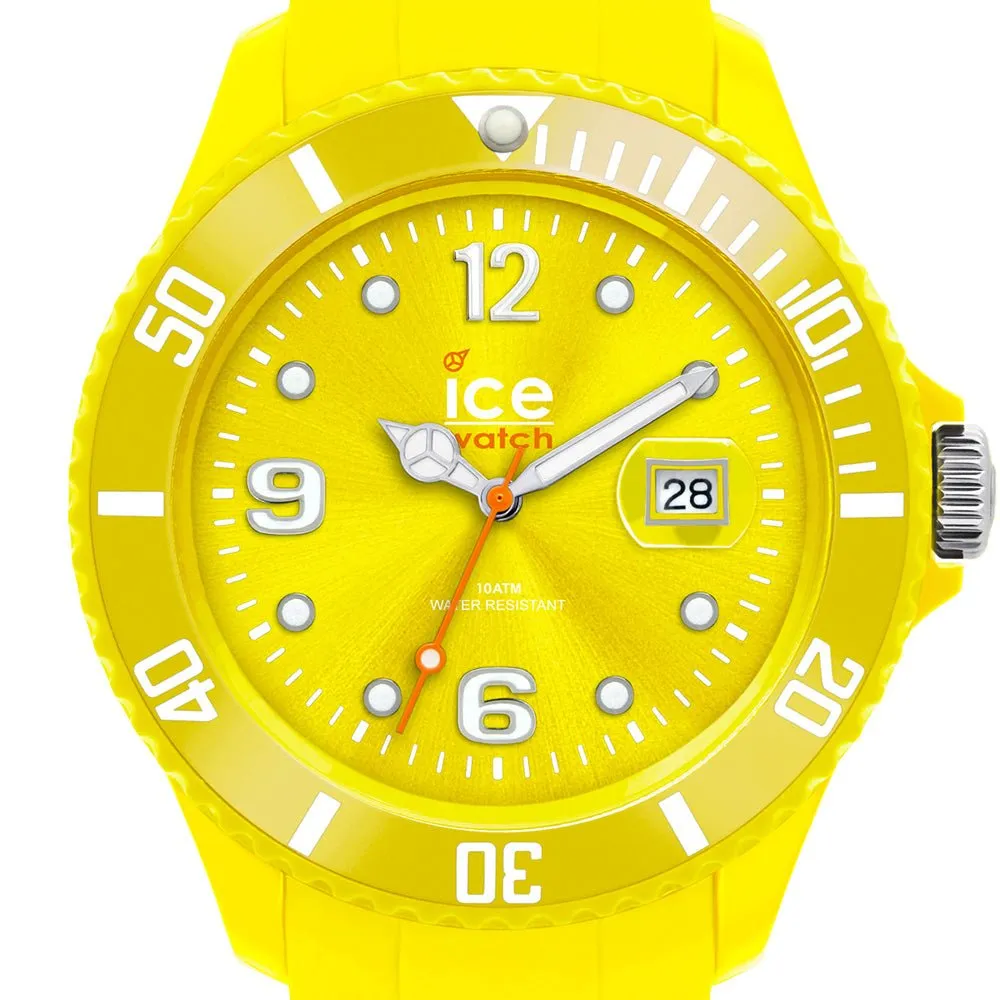 Ice-Watch Ice-Forever Sili Collection Polyamide & Silicon Unisex Yellow Watch SI.YW.U.S.09