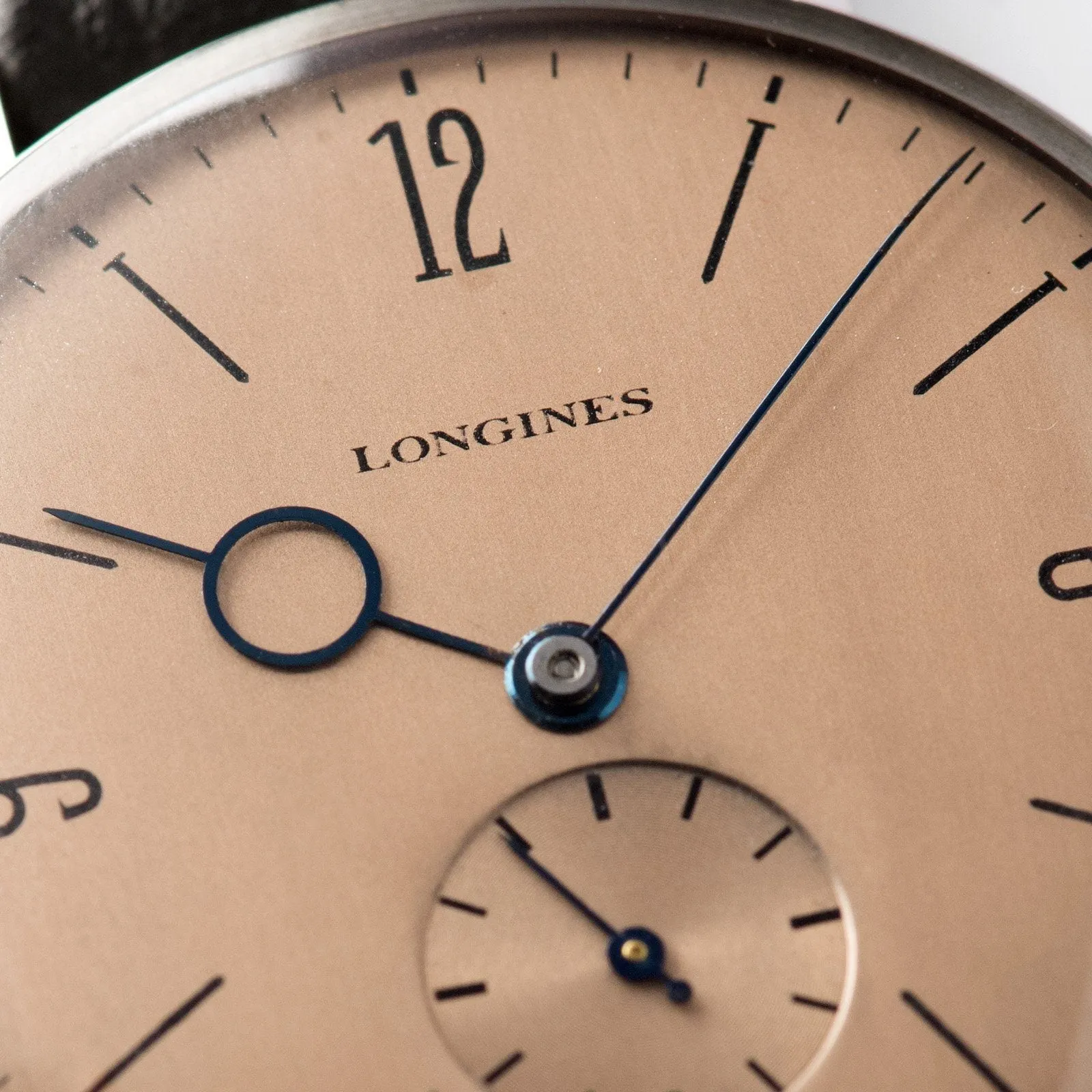 Longines ‘Bauhaus’ Oversize Salmon Dial Calatrava 1940s