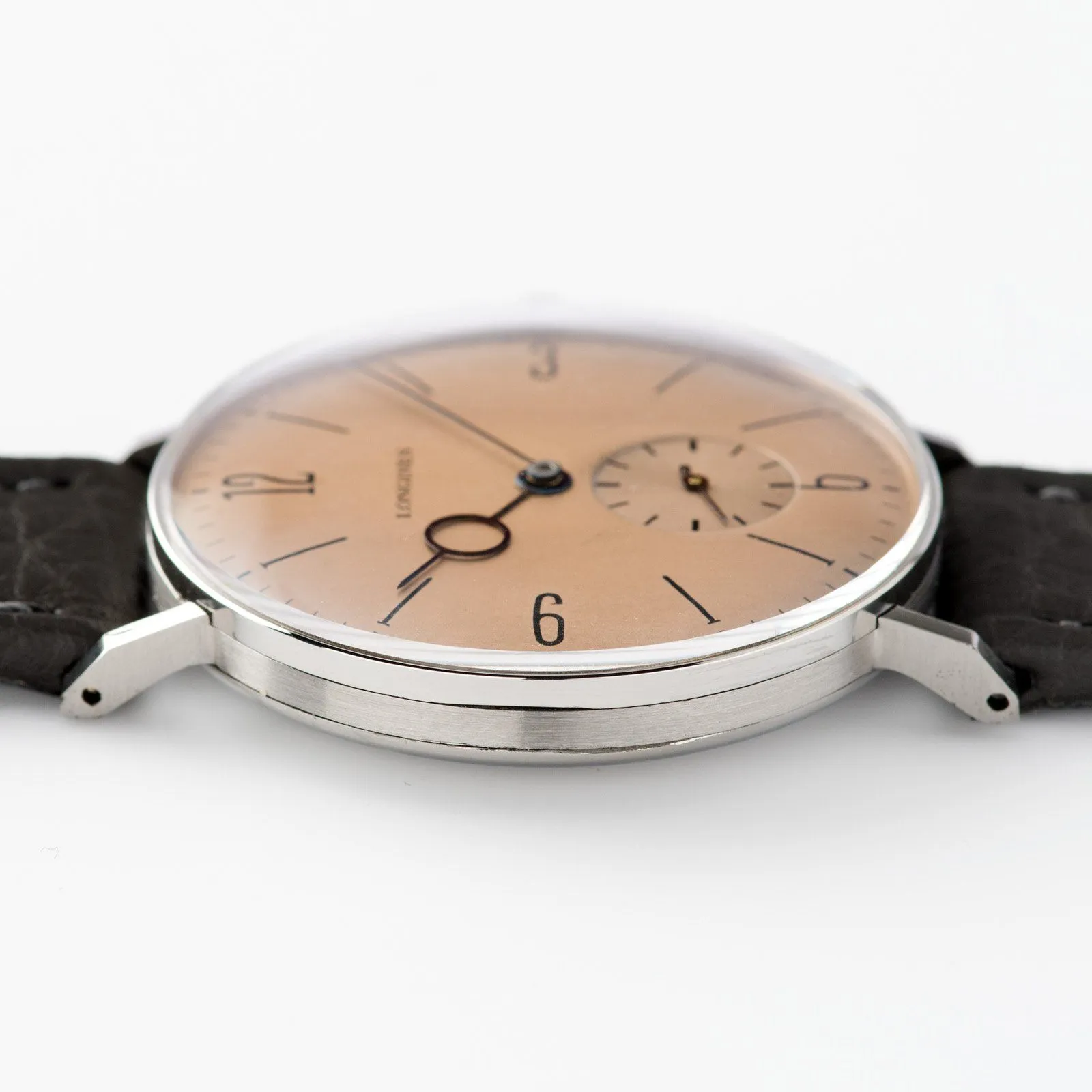 Longines ‘Bauhaus’ Oversize Salmon Dial Calatrava 1940s