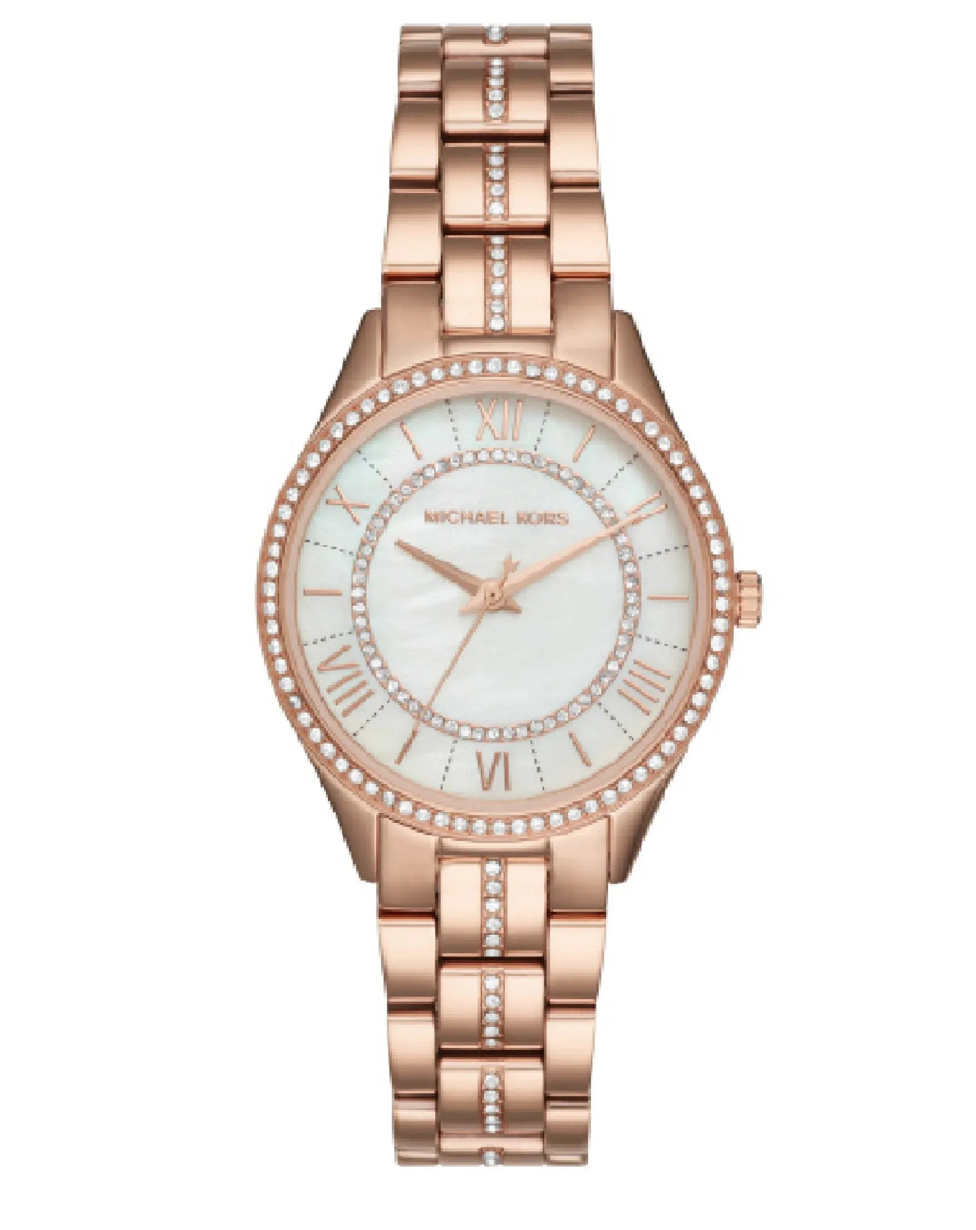 Michael Kors Women's Lauryn Three Hand Quartz Movement Watch MK3716