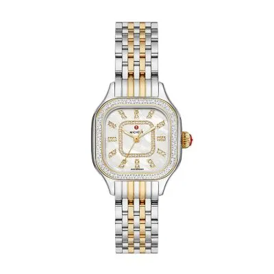 MICHELE Watches Meggie Two-Toned Diamond Stainless Steel Watch (29mm)