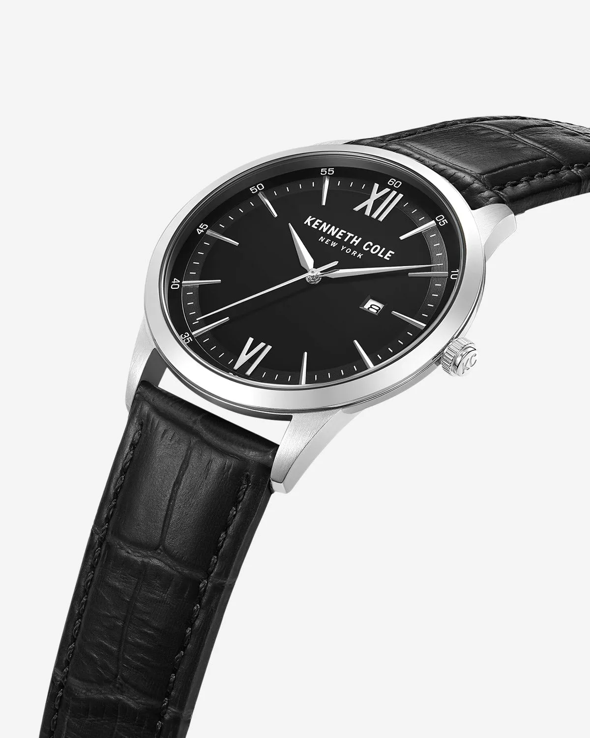 Modern Classic Slim Leather Strap Watch