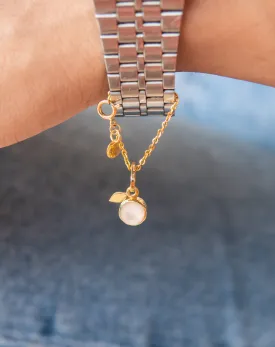 Pearl Birthstone (Gemini) Watch Charm Set