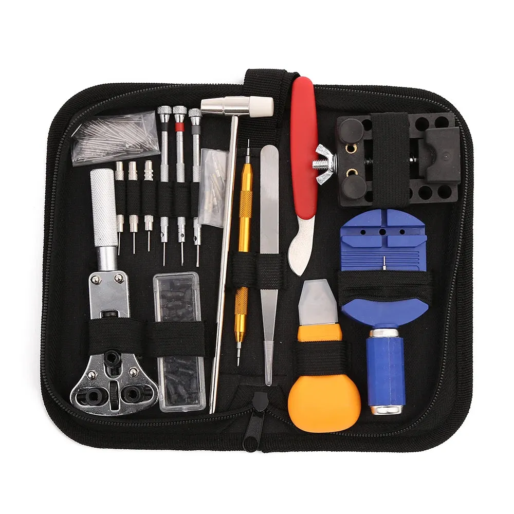 Professional Spring Bar Tool Set Watch Band Link Pin Tool Set 147PCS Watch Repair Tool Kit