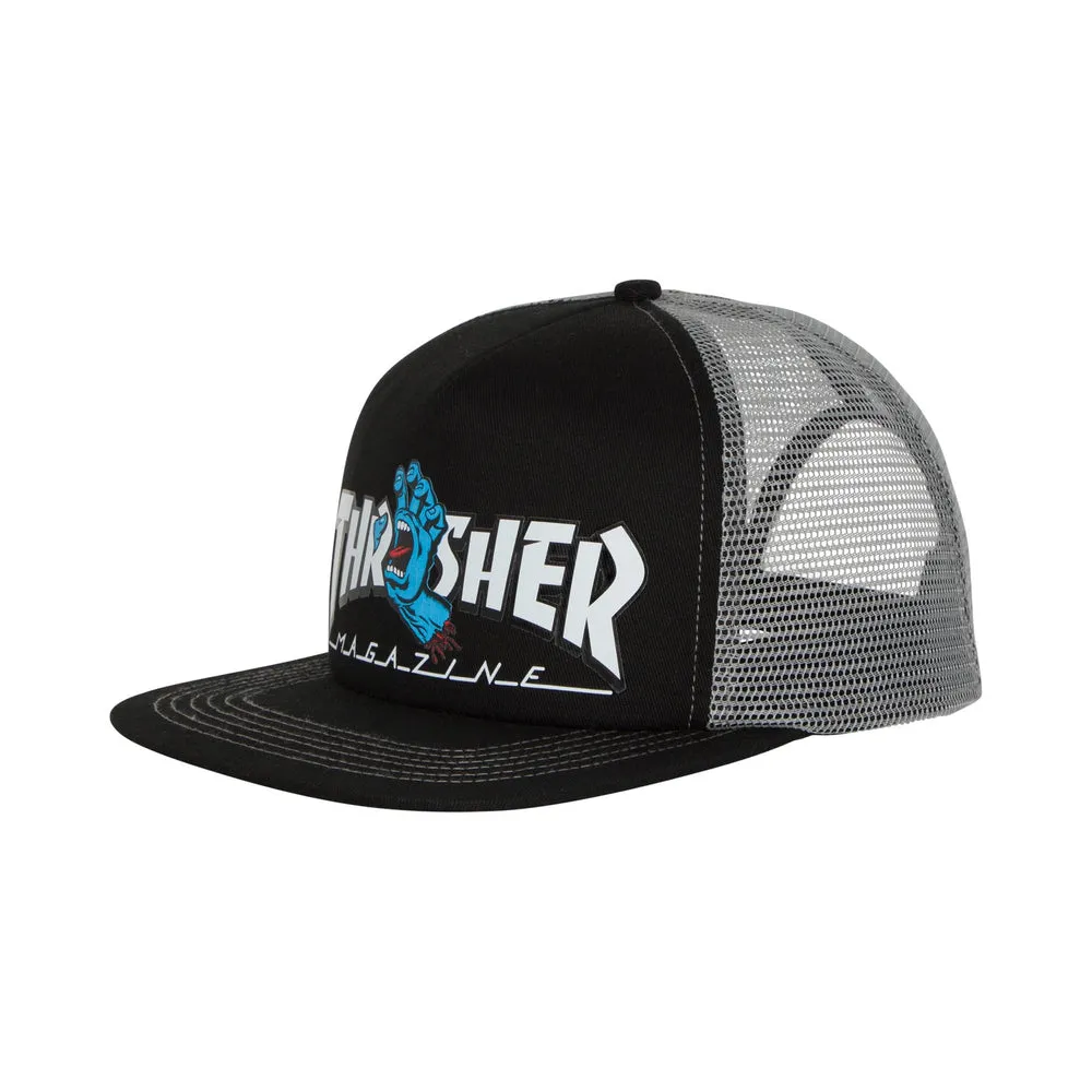 Santa Cruz X Thrasher Screaming Logo Mesh Hat