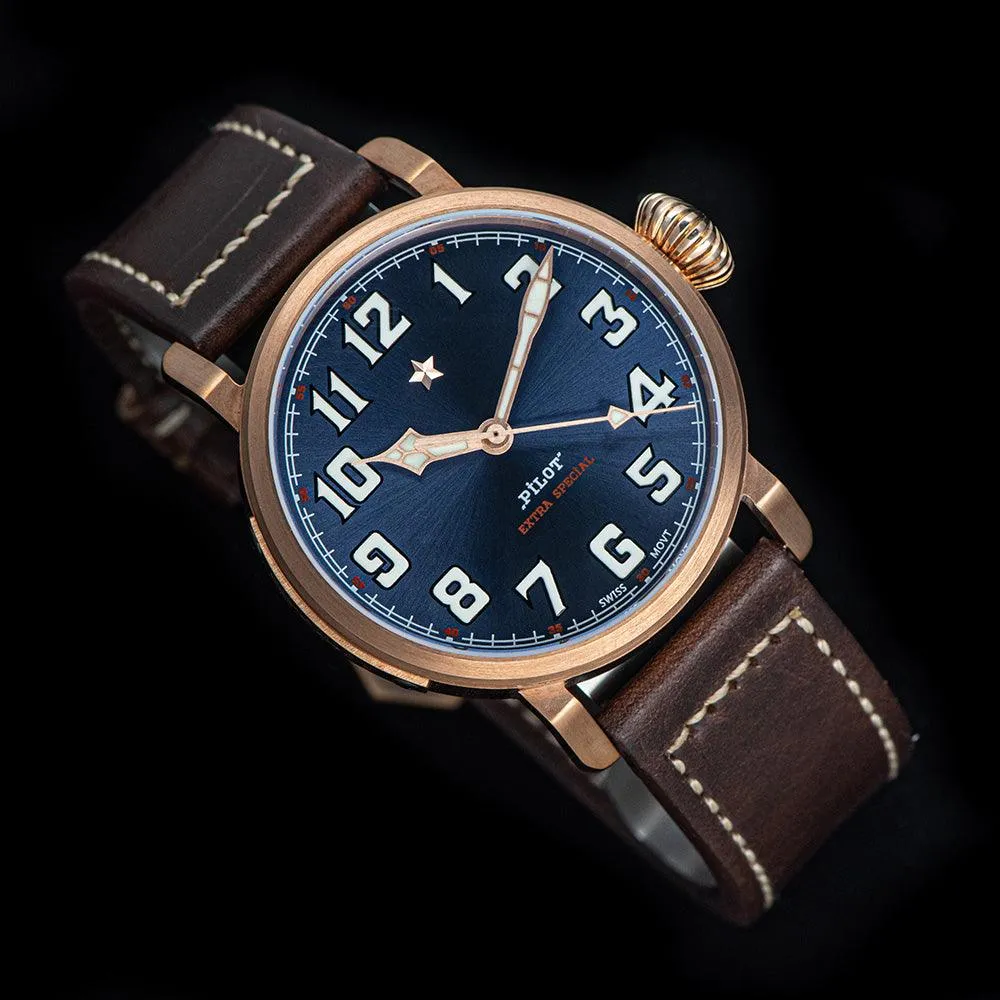 Seagull German Bronze Big Pilot 2130 Automatic Movement