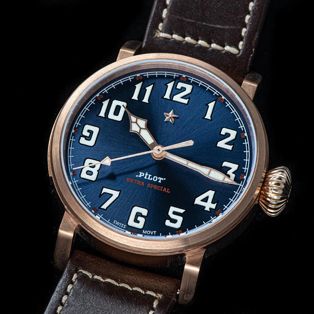 Seagull German Bronze Big Pilot 2130 Automatic Movement