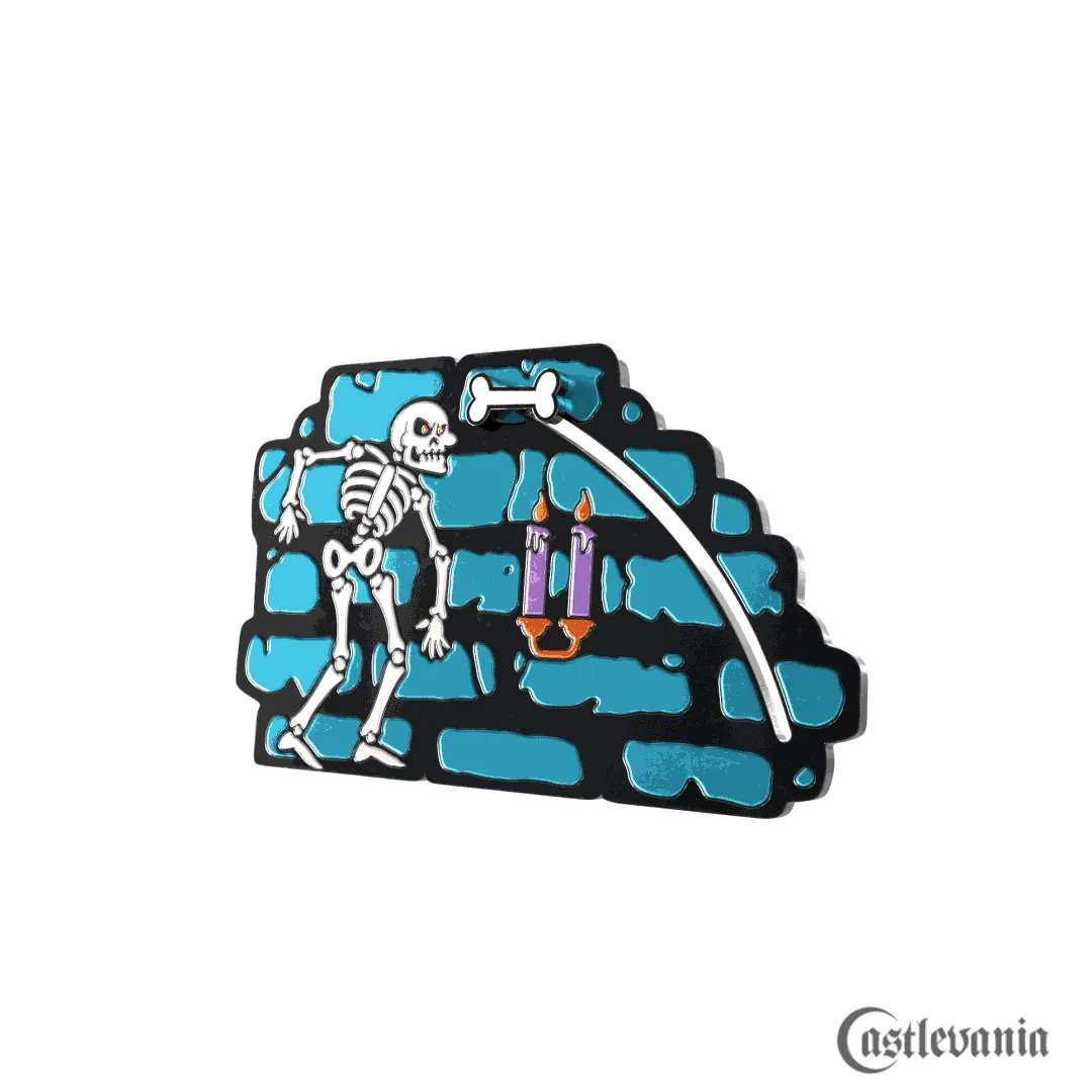 Skeleton Throwing Bone Pin