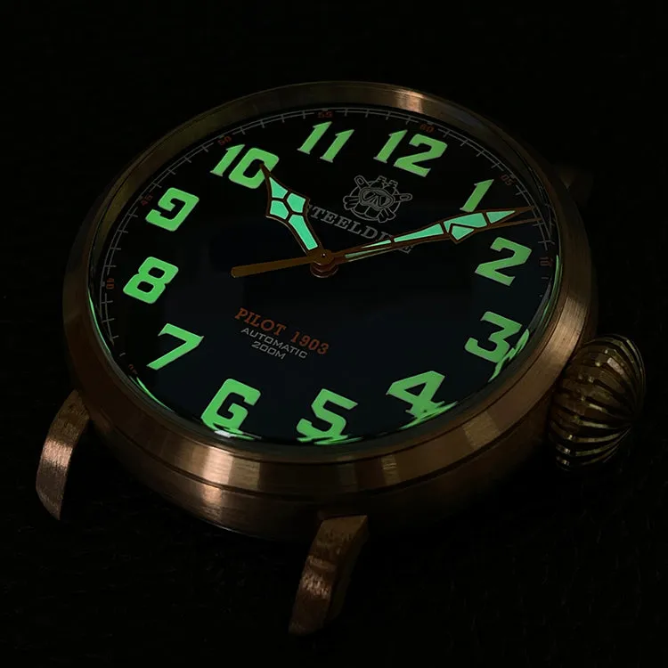 Steeldive SD1903S Bronze Pilot Men Watch