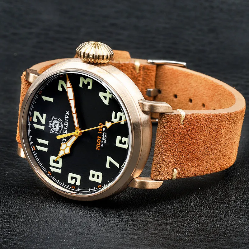 Steeldive SD1903S Bronze Pilot Men Watch