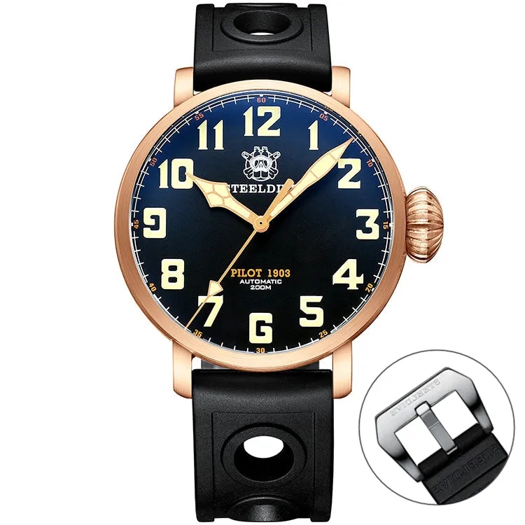 Steeldive SD1903S Bronze Pilot Men Watch