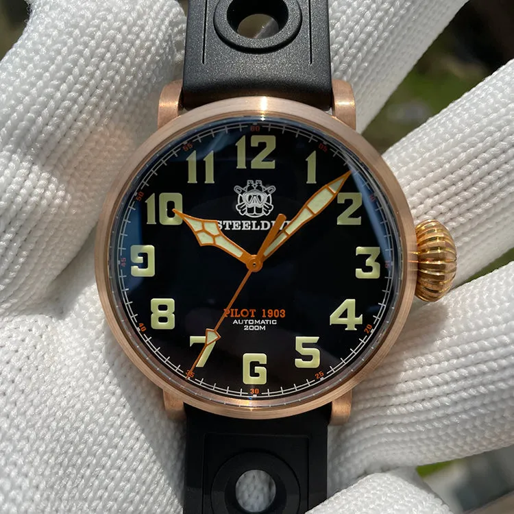 Steeldive SD1903S Bronze Pilot Men Watch