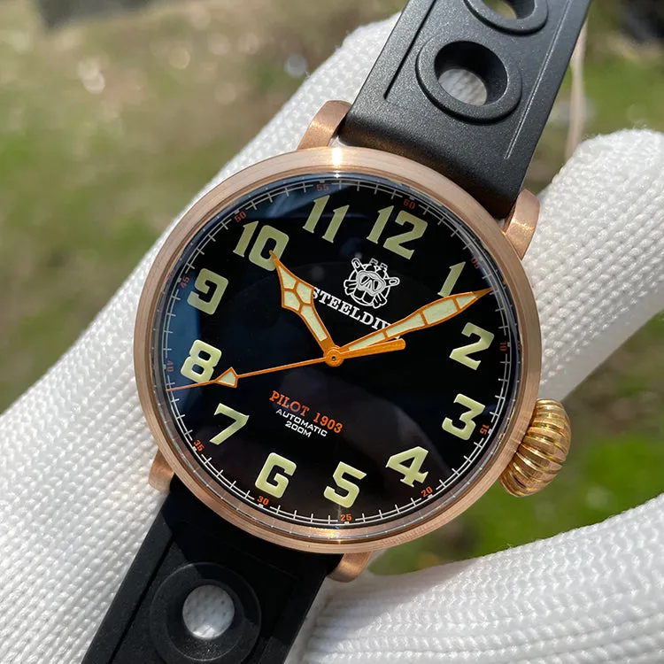 Steeldive SD1903S Bronze Pilot Men Watch