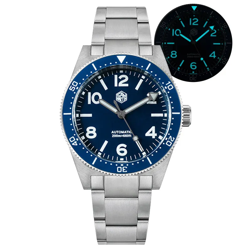 ★SuperDeals★San Martin 39mm Retro 62mas Dive Watch SN0139