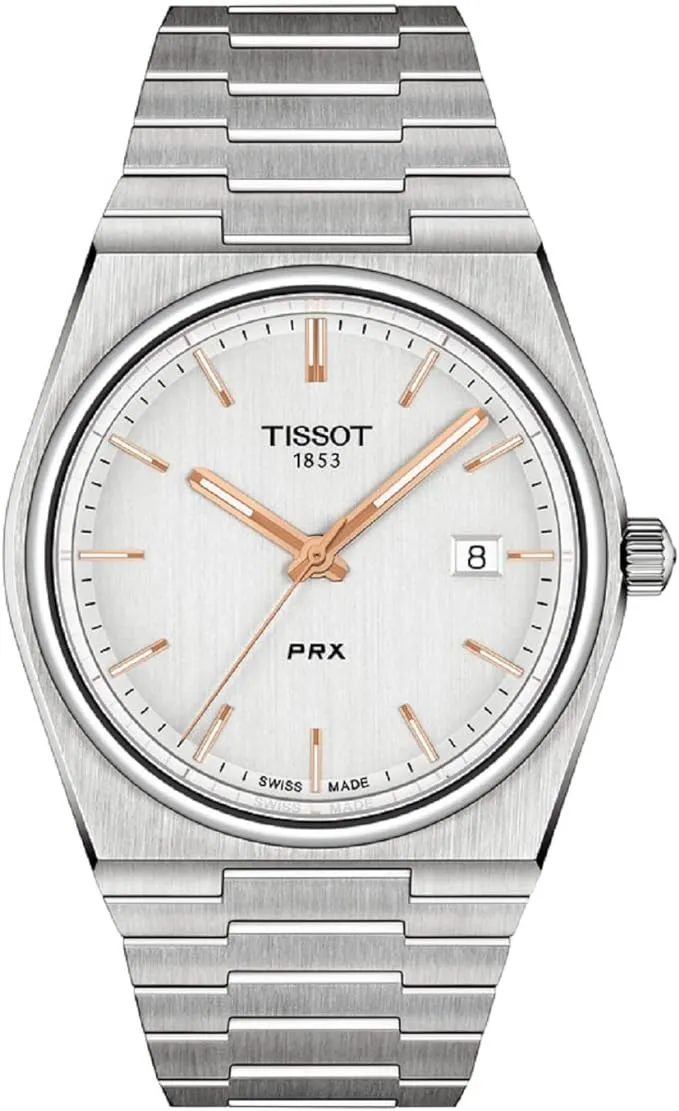 Tissot PRX T-Classic Quartz Silver Dial Stainless Watch T137.410.11.031.00