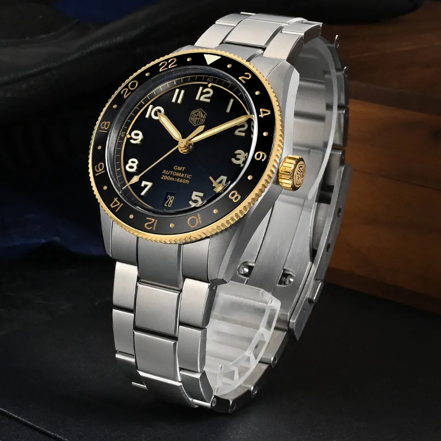 UK Warehouse - Watchdives x San Martin 38mm NH34 GMT Watch SN0140W