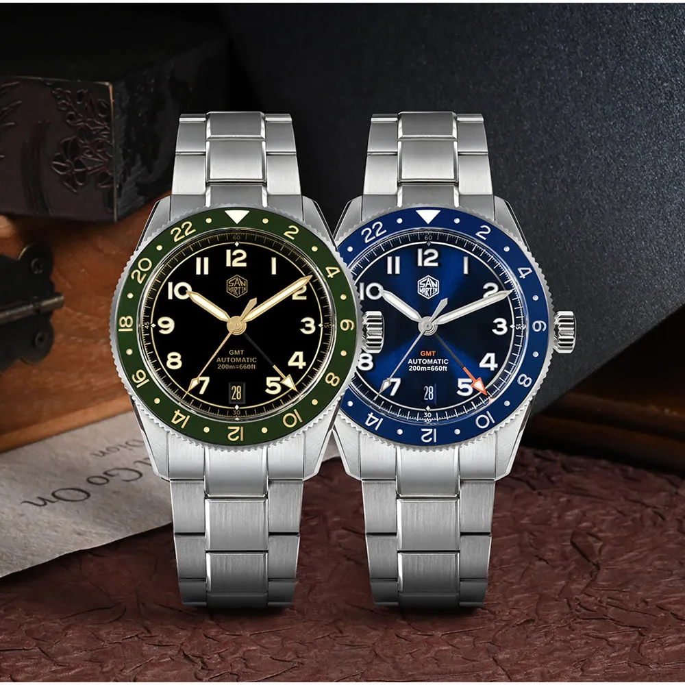 UK Warehouse - Watchdives x San Martin 38mm NH34 GMT Watch SN0140W