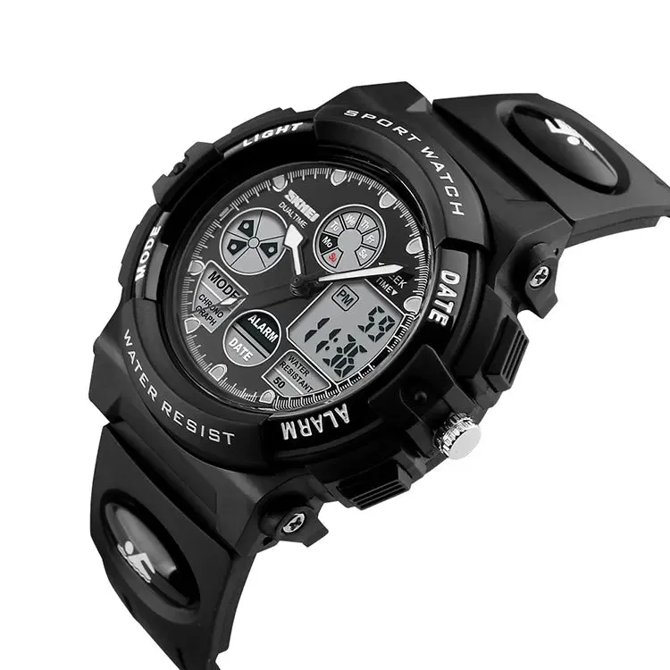 V2A Analog-Digital Boy's Watch (Black Dial)