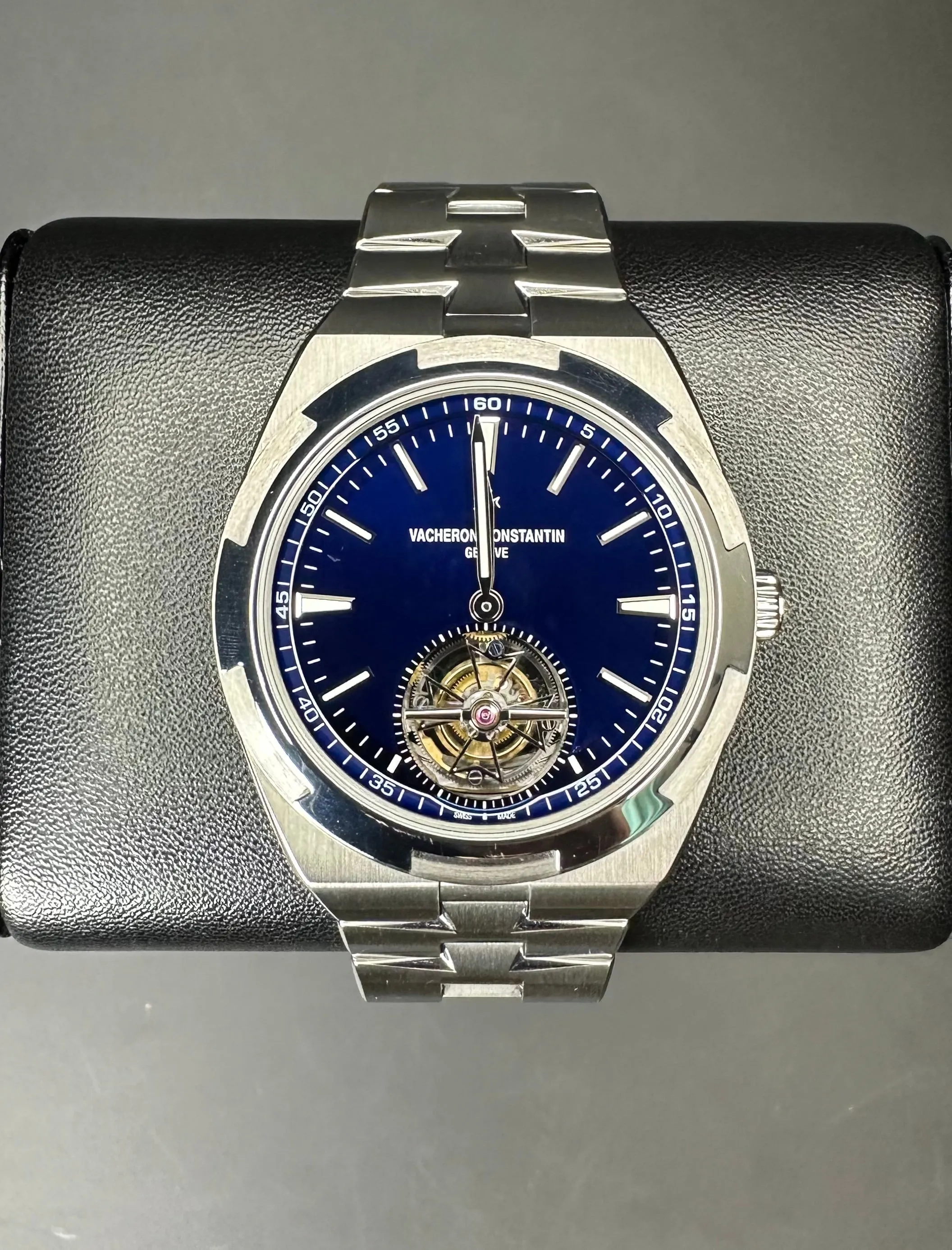 Vacheron Constantin Overseas Tourbillon Blue Dial Men's Watch - 6000V/110A-B544